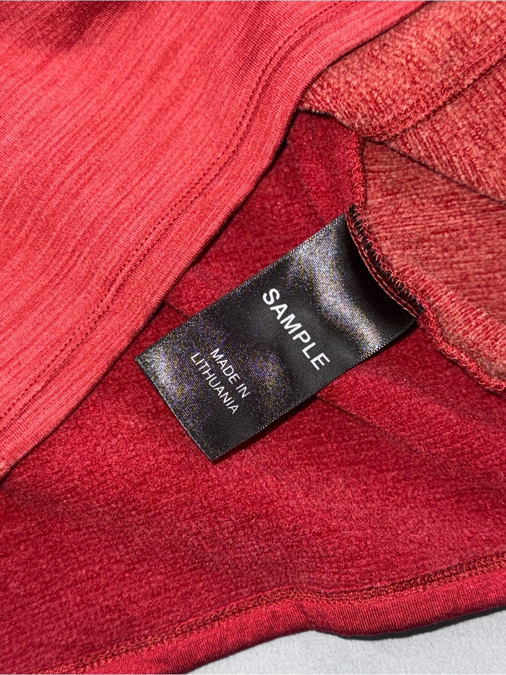 Ortovox Pullover Womens Medium Red Merino Wool 1/4 Zip Long Sleeve Base Layer - Picture 5 of 10